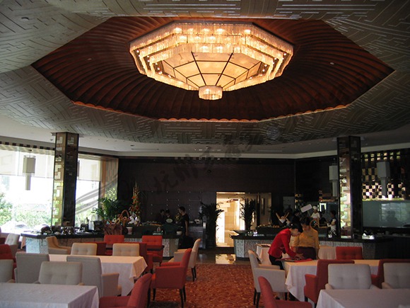 酒店餐厅定制水晶吸顶灯