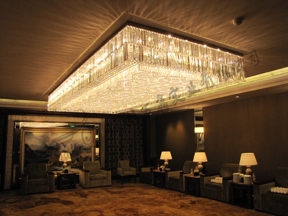 酒店会议室定制水晶吸顶灯