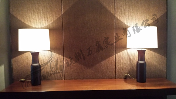 酒店定制木艺中式风格台灯
