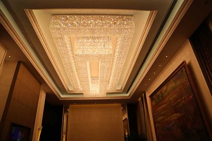酒店电梯走廊定制水晶灯