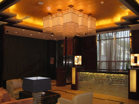 酒店大堂吧定制水晶灯