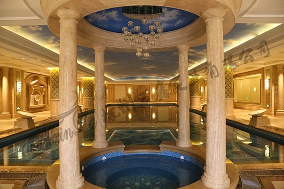 会所泳池定制水晶灯、光纤灯 会所泳池定制水晶灯、光纤灯