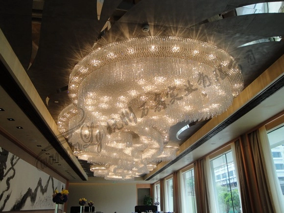 酒店大堂定制大型水晶灯