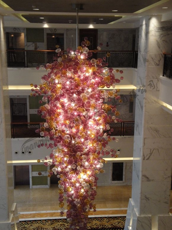 酒店大堂定制水晶吊灯