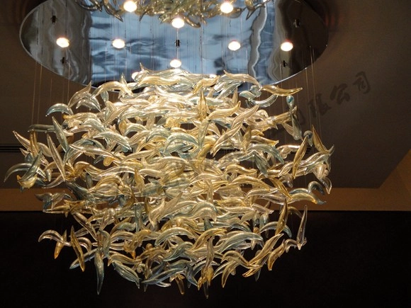 酒店大堂定制艺术水晶灯