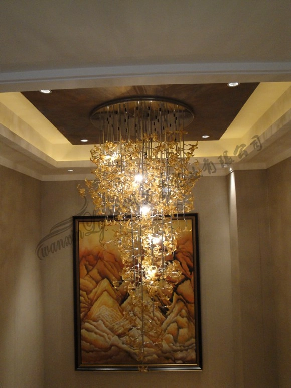 酒店走廊定制艺术水晶灯