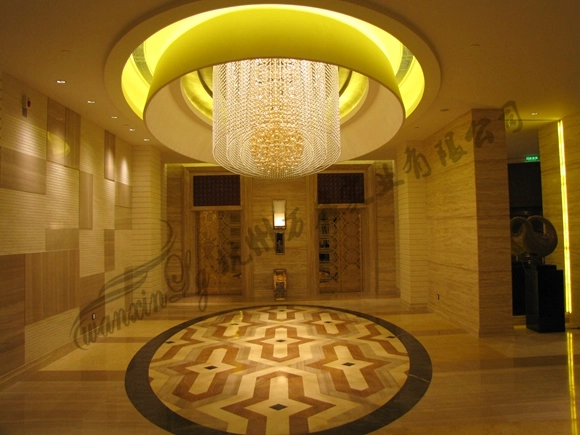 酒店电梯走廊定制水晶灯