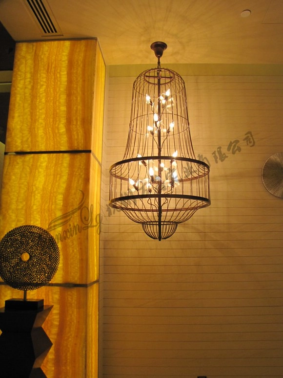 酒店大堂现代风格蜡烛灯