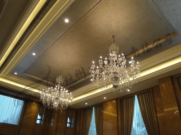 曙光之城 休息区定制水晶吊灯