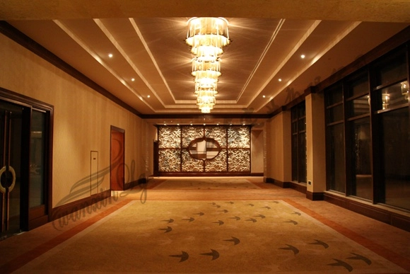 酒店走廊定制吸顶水晶灯