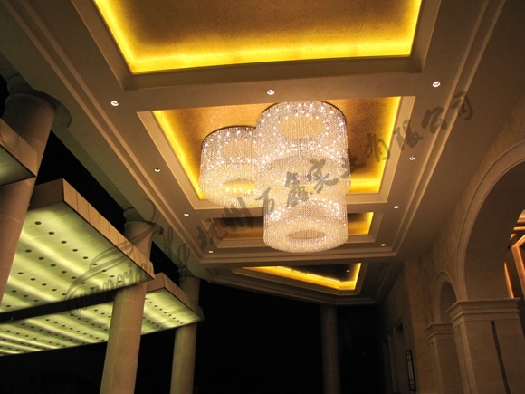 酒店大门定制水晶灯