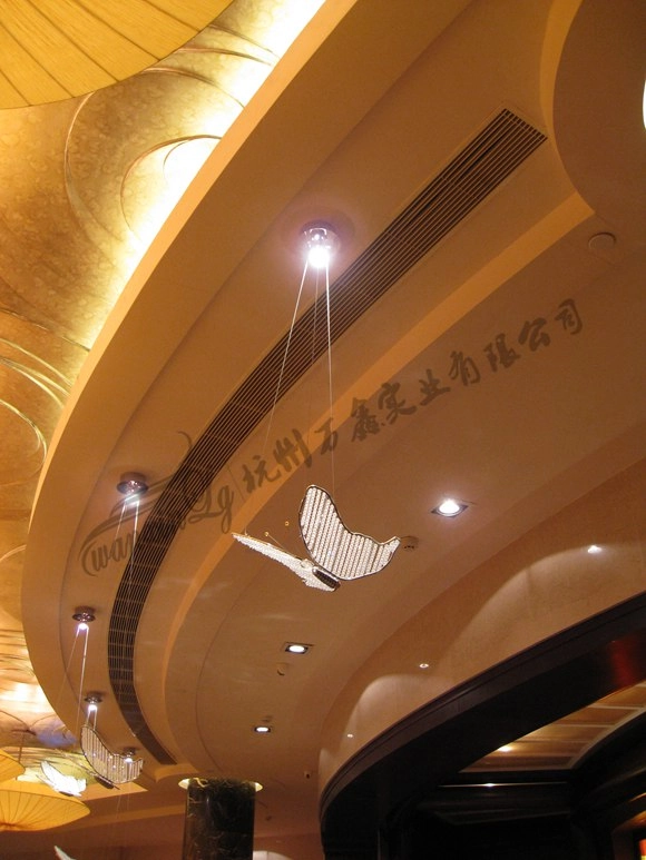 酒店大堂定制特殊造型吊灯