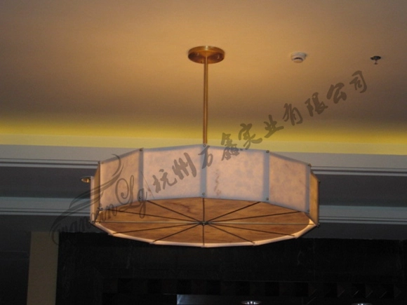 酒店定制羊皮吊灯