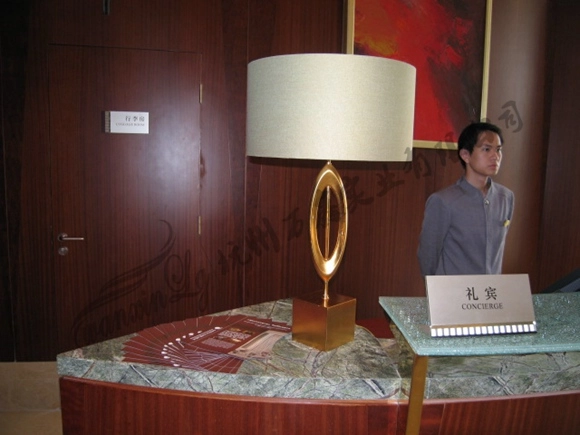 酒店服务台定制台灯