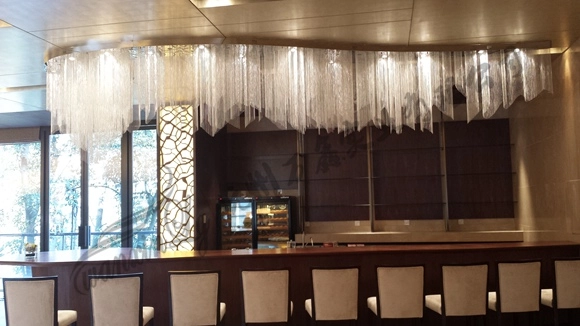 酒店吧台定制水晶灯