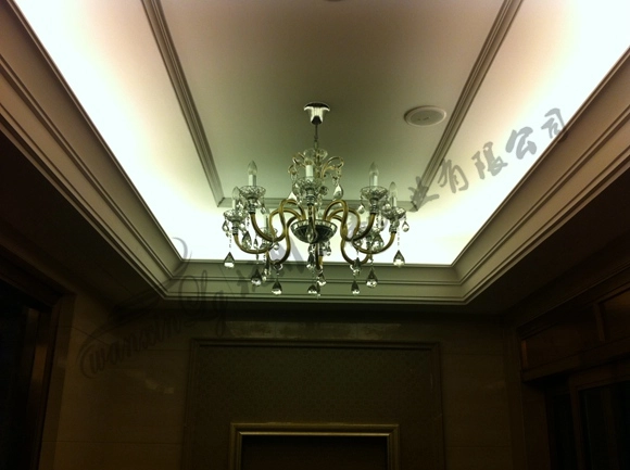 酒店电梯走廊水晶灯