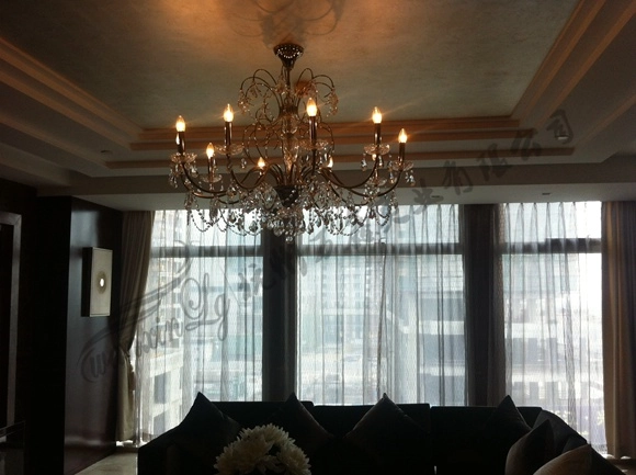 酒店客房水晶蜡烛灯