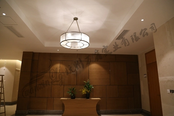 酒店大堂定制仿云石吊灯