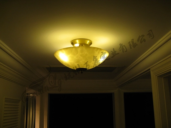 酒店定制云石吸顶灯