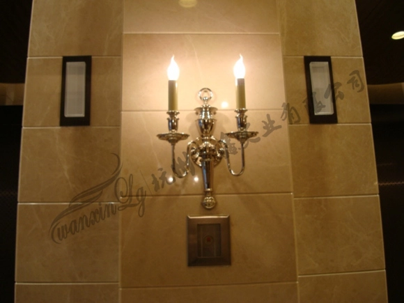 酒店定制蜡烛壁灯