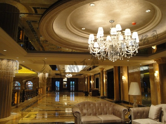 湘湖壹号会所一楼走道吊灯