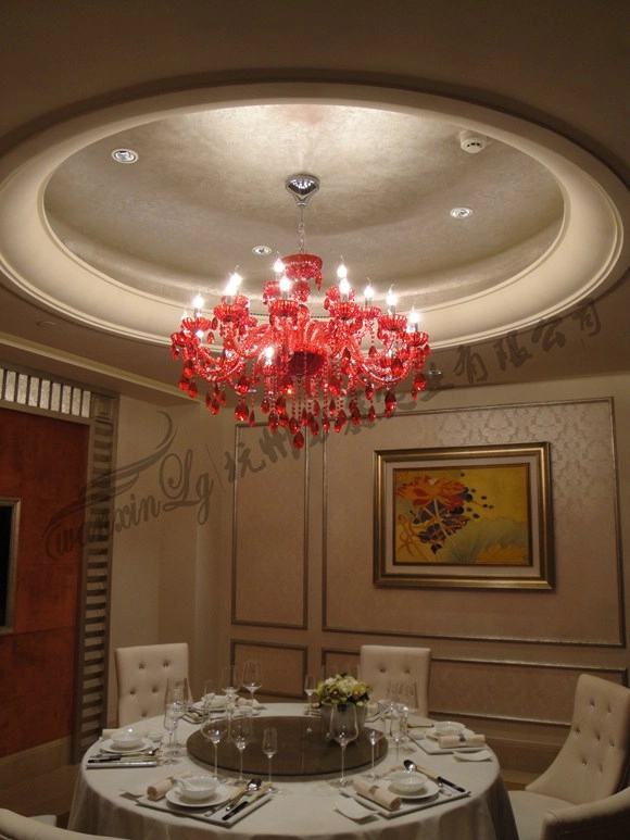 湘湖会所包厢定制水晶吊灯