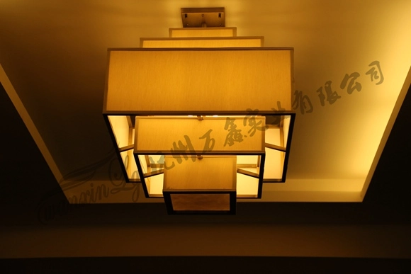 杭州 · 昆仑公馆会所 走道 定制吊灯