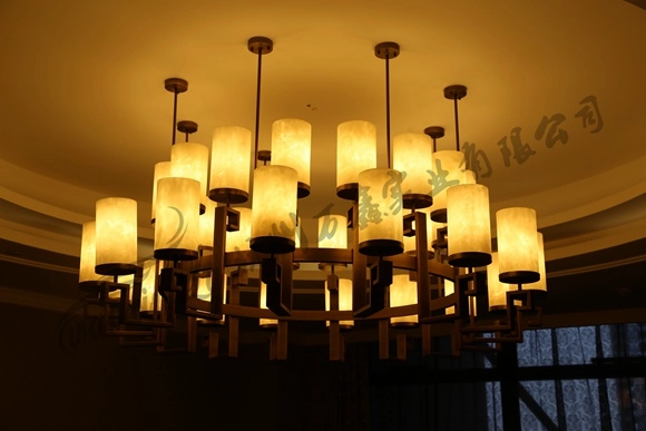 国家开发银行 包厢 定制 云石灯