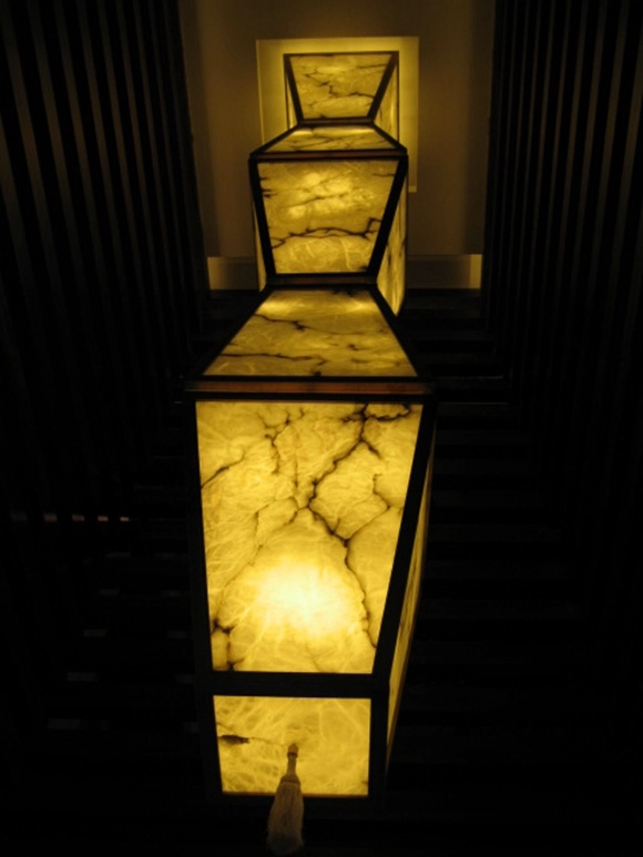 浙江省电力公司 定制 吊灯 云石灯