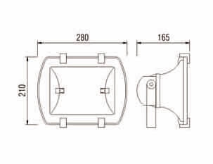 万鑫灯饰 泛光灯 WX-U30004